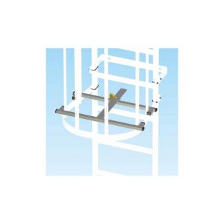 Griglia anti intrusione per scale con gabbia