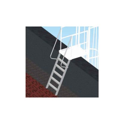 Scala di sbarco gradino 8,3 cm per scale con gabbia