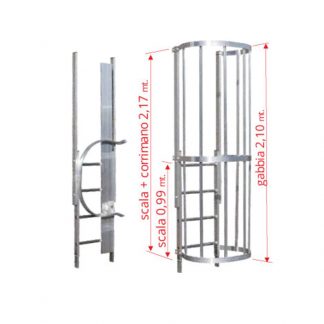 Scale con gabbia modulo finale MOTC