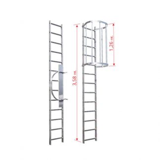Scale con gabbia modulo di partenza MP4