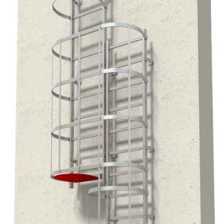 Modulo di sdoppiamento per scale con gabbia