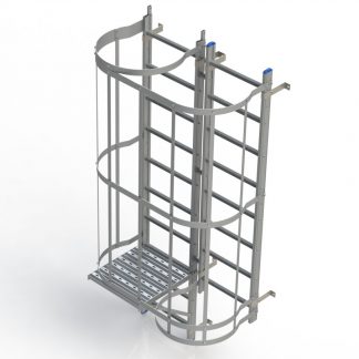 Modulo di sdoppiamento scale con gabbia