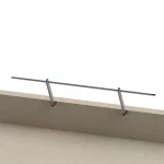 Parapetti alluminio parete 70 cm ISO 14122 inclinati 20°