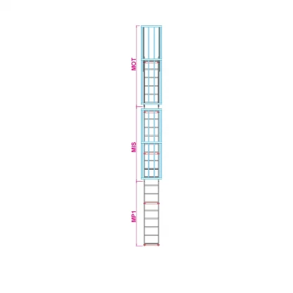 Scale con gabbia 4047 configurazione 16